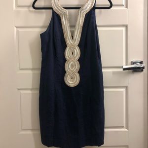COPY - Lilly Pulitzer Navy Nautical Shift Dress